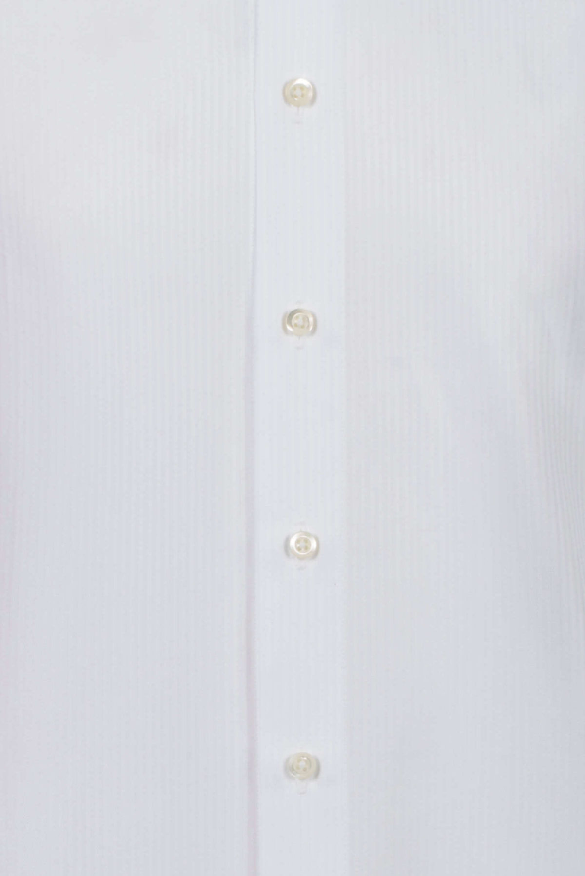 White Self-Stripe 100% Superfine Cotton Shirt - Raffles Tailor Online